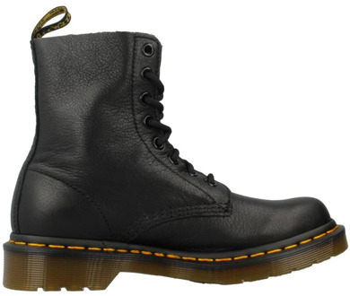 Dr. Martens Dames Laars 1460 Pascal Black Virginia - Zwart - Maat 40