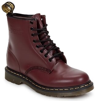 Dr. Martens Dames Laars 1460 Smooth Cherry Red Oxford Rub Off - Rood - Maat 43