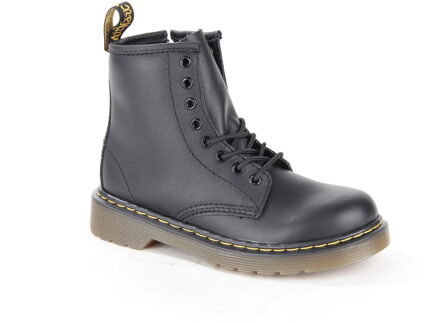 Dr. Martens Delaney - Schoenen met rits en veter - Meisjes - Maat 33 - Zwart;Zwarte - Black softy