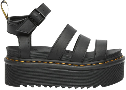 Dr. Martens Hoge platform sandalen met SoftWair-inlegzolen Dr. Martens , Black , Dames - 40 Eu,41 EU