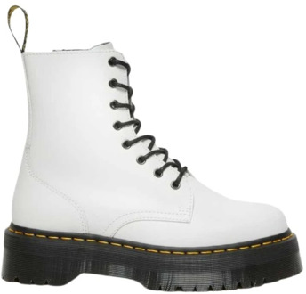 Dr. Martens Jadon Dames Veterboots - Wit - Maat 40