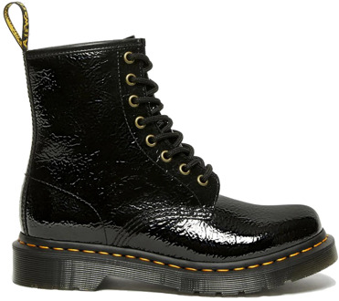 Dr. Martens Klassieke 8-Oogleren Laarzen Dr. Martens , Black , Dames - 36 Eu,37 EU