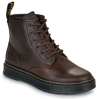 Dr. Martens Laarzen Dr. Martens Brookline Chukka 6 Eye Boot Dark Brown Crazy Horse" Bruin - 36,37,38,39,40,41,42,44,45,46,48
