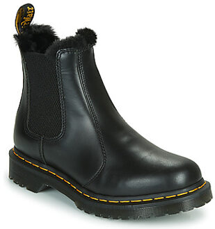 Dr. Martens Leonore Dark Grey Atlas Laarzen Dr. Martens , Gray , Dames - 40 Eu,37 EU