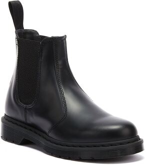 Dr. Martens Shop Voor Dr. Martens 2976 Gladleren Dames Mono Zwarte Laarzen - EU 36 / UK 3
