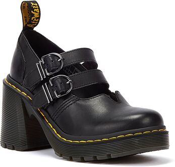 Dr. Martens Winkel Voor Dr. Martens Eviee Sendal Leren Dames Zwarte Hakken - EU 40 / UK 6.5
