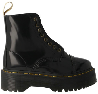 Dr. Martens Zwarte vegan fusion enkellaarzen Dr. Martens , Black , Dames - 36 EU