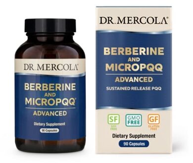 Dr. Mercola Berberine & MicroPQQ Advanced (90 capsules) - Dr Mercola