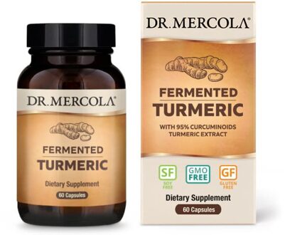 Dr. Mercola Fermented Turmeric 60 Capsules - Dr. Mercola