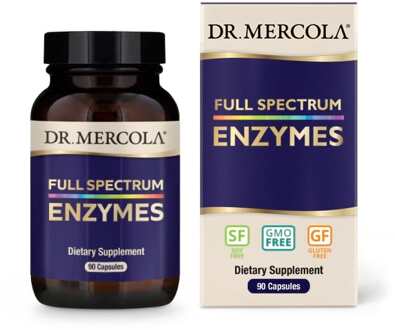 Dr. Mercola Full Spectrum Enzymes (90 Capsules) - Dr. Mercola