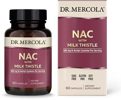 Dr. Mercola Liver Support NAC Milk Thistle (60 Capsules) - Dr. Mercola