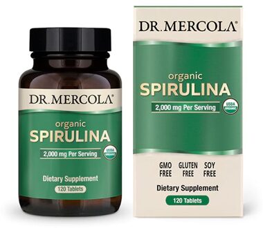 Dr. Mercola Organic Spirulina 120 tablets dr Mercola