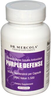 Dr. Mercola Purple Defense, Premium Water Oplosbare Antioxidant (30 Capsules) - Dr Mercola
