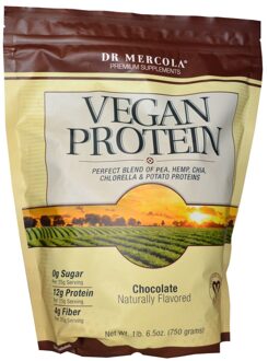 Dr. Mercola Vegan Protein Chocolate (750 g) - Dr. Mercola