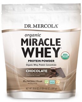 Dr. Mercola Wonder wei-eiwit poeder, chocolade (454 g) - Dr Mercola