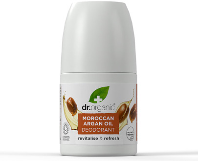 Dr Organic Moroccan Argan Oil Deodorant Roll On 50ml