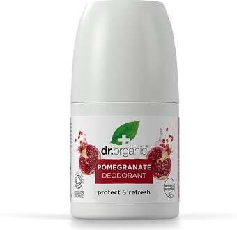 Dr Organic Pomegranate Deodorant Roll On 50ml DR. ORGANIC