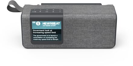 DR200BT DAB radio Grijs