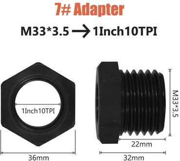 Draad Adapter Voor Hout Draaibank Chuck Schroefdraad Spindel, Houtbewerking Conversie Accessoires 7