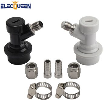 Draad Bal Lock Vaatje Disconnect Set Met SS 1/4 "Barb Swivel Adapters, vloeibare & Gas Met 1/4 "MFL