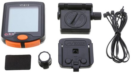 Draad Draadloos Fietsen Fiets Computer Fiets 8 Talen Led Snelheidsmeter Kilometerteller Backlight Lcd-scherm Waterdichte Toerenteller draadloze