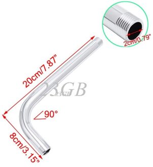 Draad G1/2 Rvs Wandmontage Buis Regendouche Arm Beugel JUL31_20 30