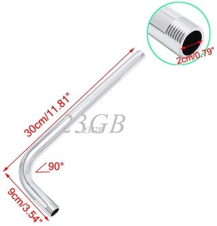 Draad G1/2 Rvs Wandmontage Buis Regendouche Arm Beugel JUL31_20 40