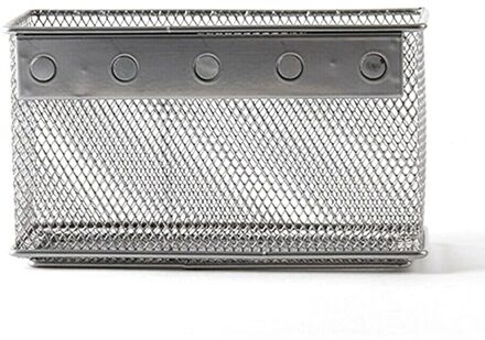 Draad Mesh Magnetische Opslag Mand Koelkast Kast Zuig Mand Whiteboard Document Magnetische Lade Organizer XL