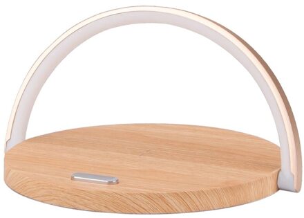 Draadloos Opladen Oplader Houder Mobiele Telefoon Opladen Houder Nachtlampje Pad Telefoon Stand Voor Xiaomi Iphone X Xr Xs 11 pro Max geel