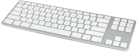 Draadloos Toetsenbord US QWERTY zonder Numpad voor MacBook zilver Zilver (Silver)