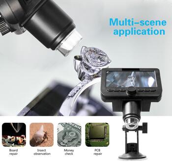 Draadloze 1000X 2.0MP Wifi Microscoop Hd Screen 8 Led Licht 1080P Camera Vergrootglas Met Zuignap