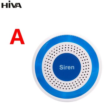 Draadloze 433Mhz Indoor Strobe Sirene Geluid En Licht Sirene 100dB Mini Standalone Strobe Sirene Home Security Sound Alarmsysteem reeks-A