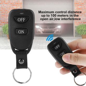Draadloze Afstandsbediening 433MHz Twee Knoppen RF Draadloze Huid Gesp Leren Code Zender Voor Controlerende Garage Deuren