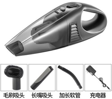 Draadloze Auto Stofzuiger Handheld Mini Draagbare Draadloze Cleaner Voor Home Auto Super Zuigkracht Voor Nat En Droog draadloze zwart