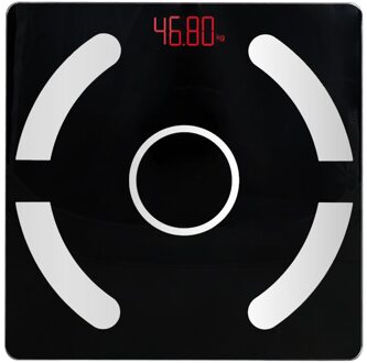 Draadloze Balans Bluetooth Lichaamsvet Schaal Led Digitale Zwart Wit Smart Gewicht Weegschaal Samenstelling Analyzer Badkamer Weegschalen