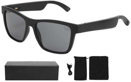 Draadloze Bluetooth 5.0 Anti-Blauw Licht Bril Polariserende Audio Zonnebril Met Oortelefoon