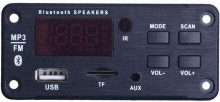 Draadloze Bluetooth 5.0 MP3 Wma Decoder Board Audio Module Ondersteuning Usb Tf Aux Fm Audio Radio Auto MP3 Speaker 12V Auto Accessoires