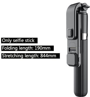 Draadloze Bluetooth Aluminium Selfie Stick Met Led Light Opvouwbare Monopods Statief Voor Smart Telefoon Foto Voor Gopro enkel en alleen selfie stick