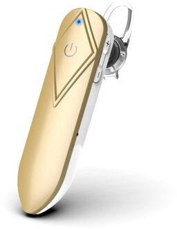 Draadloze Bluetooth Headset Business Handsfree Hoofdtelefoon V5.0 Oortelefoon Waterdichte Sport Oordopjes Met Microfoon Voor Rijden Gold2