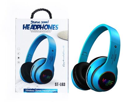 Draadloze Bluetooth Hoofdtelefoon Opvouwbaar Stereo Gaming Headset Audio Mp3 Verstelbare Koptelefoon Met Mic Ondersteuning Tf Card Led Bass 4