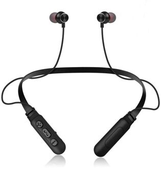 Draadloze Bluetooth Koptelefoon Sport Stereo Headset Handfree Blutooth Oortelefoon Oordopjes Met Microfoon Voor Xiaomi Telefoon zwart