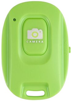 Draadloze Bluetooth Telefoon Selfie Ontspanknop Draagbare Quick Release Lichtgewicht Camera Afstandsbediening Voor Ios Android groen