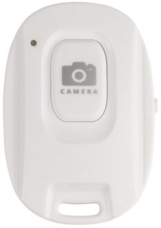 Draadloze Bluetooth Telefoon Selfie Ontspanknop Draagbare Quick Release Lichtgewicht Camera Afstandsbediening Voor Ios Android wit