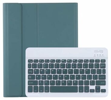 Draadloze Bluetooth Toetsenbord Met Touchpad Case Voor Apple Ipad 7th 8th Generatie 11 Tablet Doek Leather Case blauw