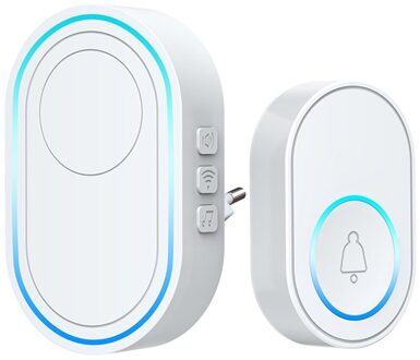 Draadloze Deurbel App Wifi Deurbel Intelligente Welkom Alarmsysteem Wit 300M Remote Smart Deurbel