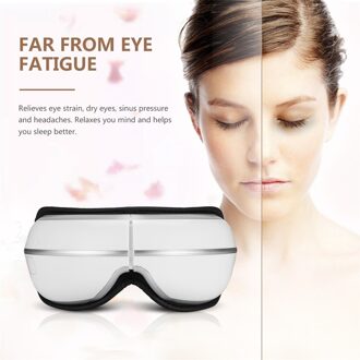 Draadloze Digitale Eye Massager met Warmte Compressie en Muziek Verlicht Eye Stam Droge Ogen Sinus Druk en Hoofdpijn