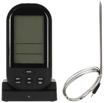 Draadloze Digitale Lcd Display Bbq Thermometer Keuken Barbecue Digitale Probe Vlees Thermometer Bbq Temperatuur Tool