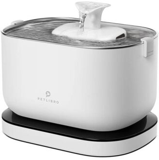 Draadloze Drinkfontein Kat - 27x16,5x16,6 cm - Wit