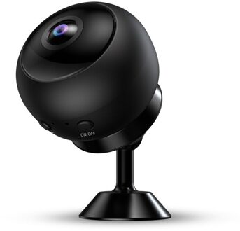 Draadloze Hd 1080P Mini Wifi Camera Home Security Camera Ip Cctv Surveillance Ir Nachtzicht Bewegingsdetectie Babyfoon matte zwart