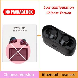Draadloze Hoofdtelefoon IPX7 Waterdichte Touch Control 9D Tws Bluetooth 5.0 Stereo Oordopjes Sport Oordopjes Headsets Met Microfoon nee Lamp-1000mAh